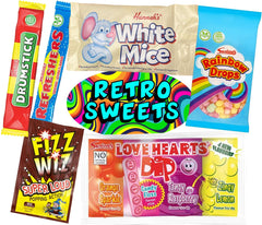 Sweets. Retro Sweets Gift Box. Birthday Present for men, women and children alike. Gift for any occasion, Christmas, Mother's Day, Father's Day, Get Well Soon.