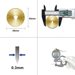 Rotary Cutter Blades Titanium 45mm (5 pack)