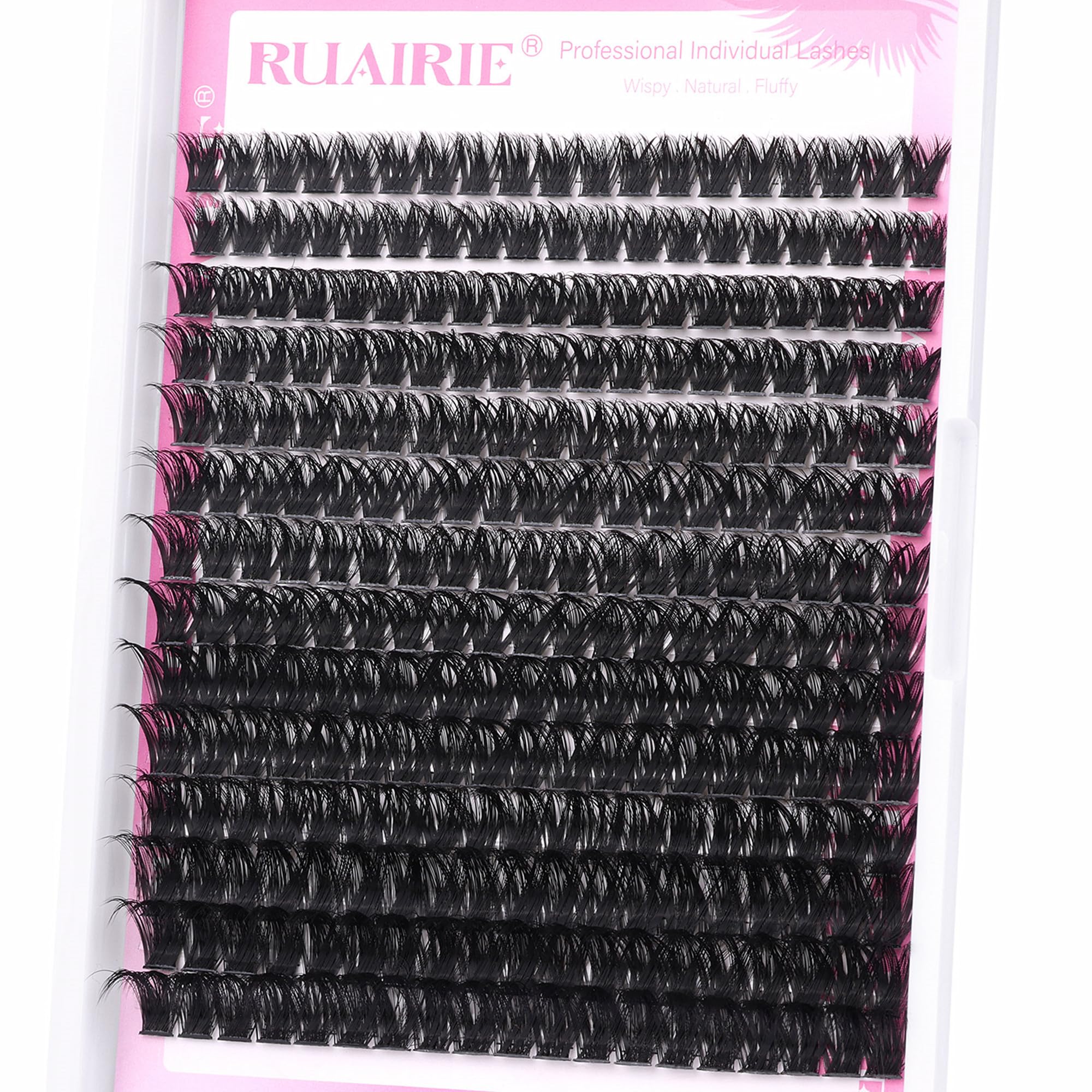 Lash Clusters Volume Cluster Lashes Individual Eyelashes Clusters 266pcs DIY Lash Extensions 8-16MM CD Curl Individual Lashes Eyelash Extensions by Ruairie