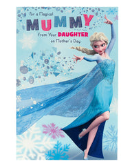 UK Greetings Disney Mother's Day Card With Envelope - Frozen Design,Blue