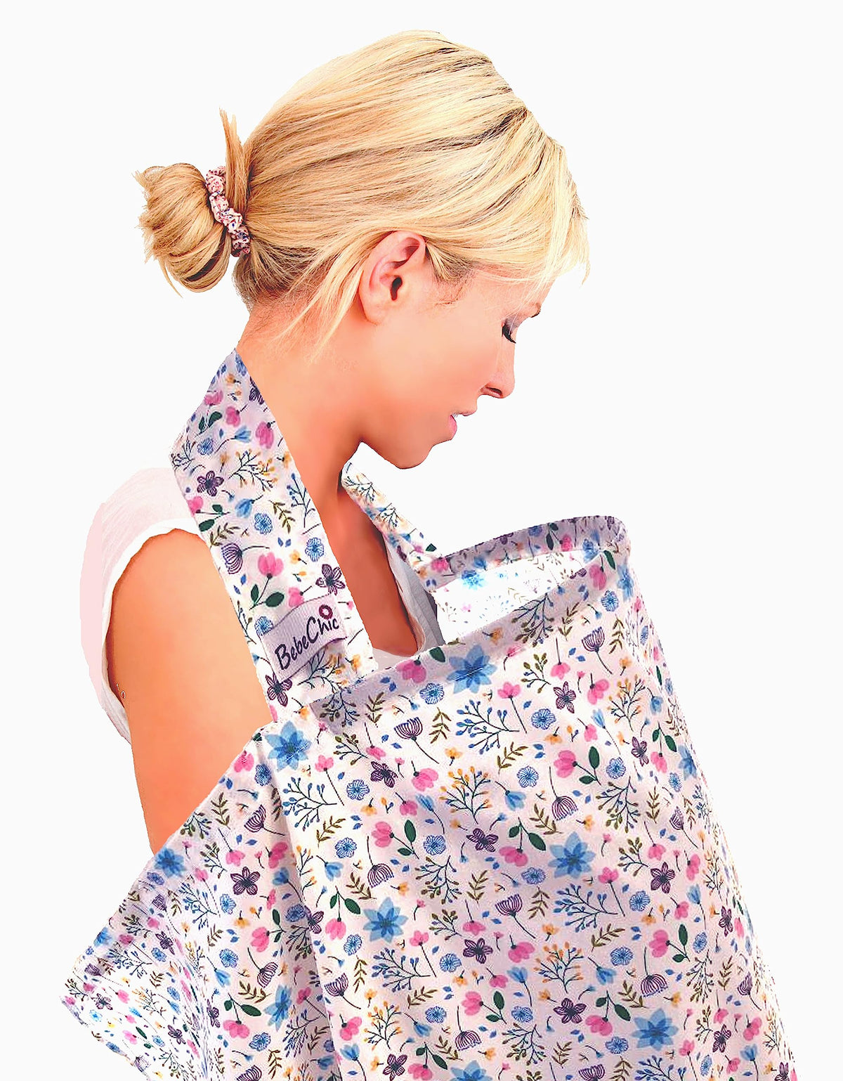 BebeChic – Oeko-Tex Certified Cotton - Breastfeeding Covers - Boned Nursing Tops - Summer Floral