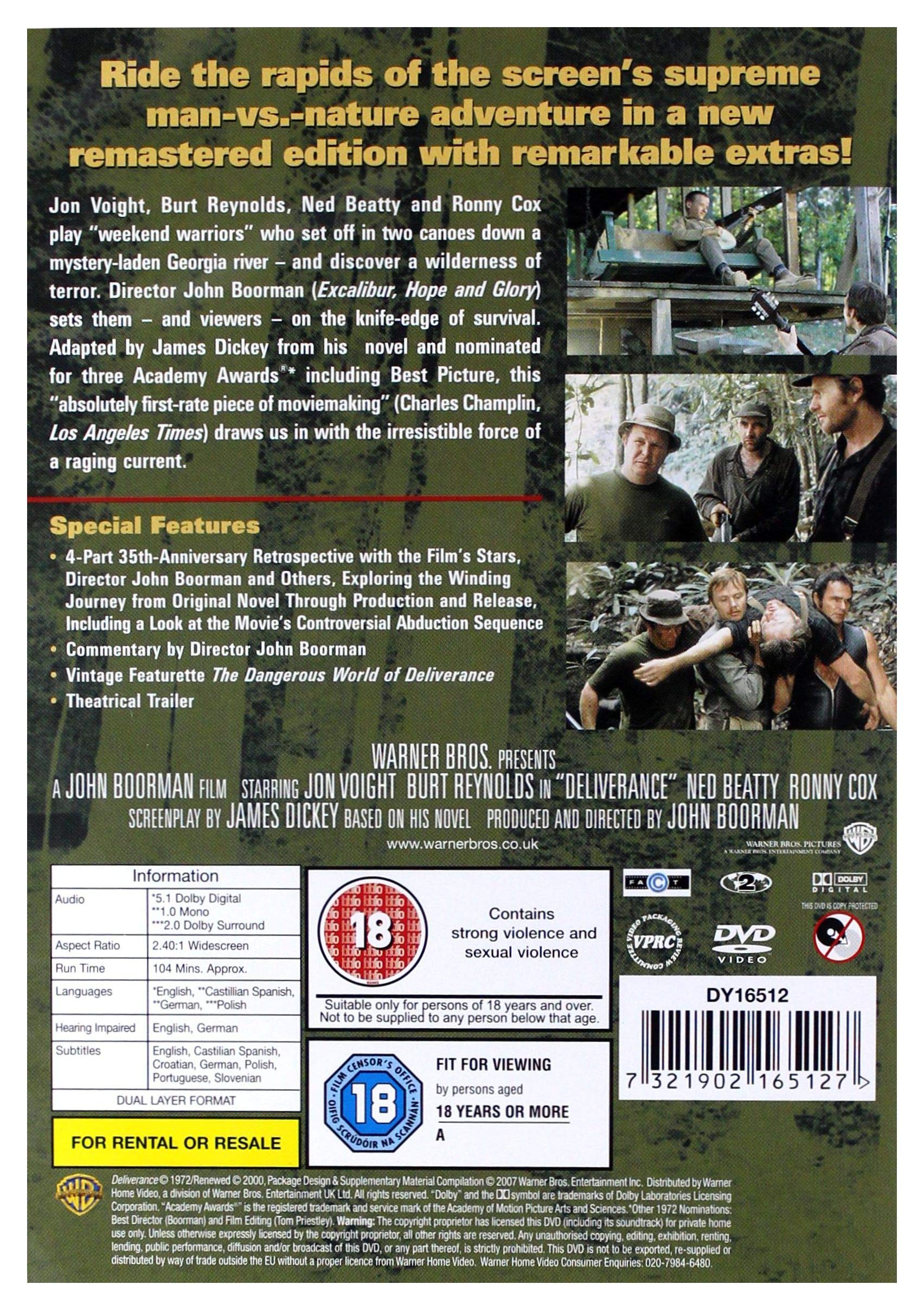 Deliverance [Remastered Deluxe Edition] [DVD] [1972]