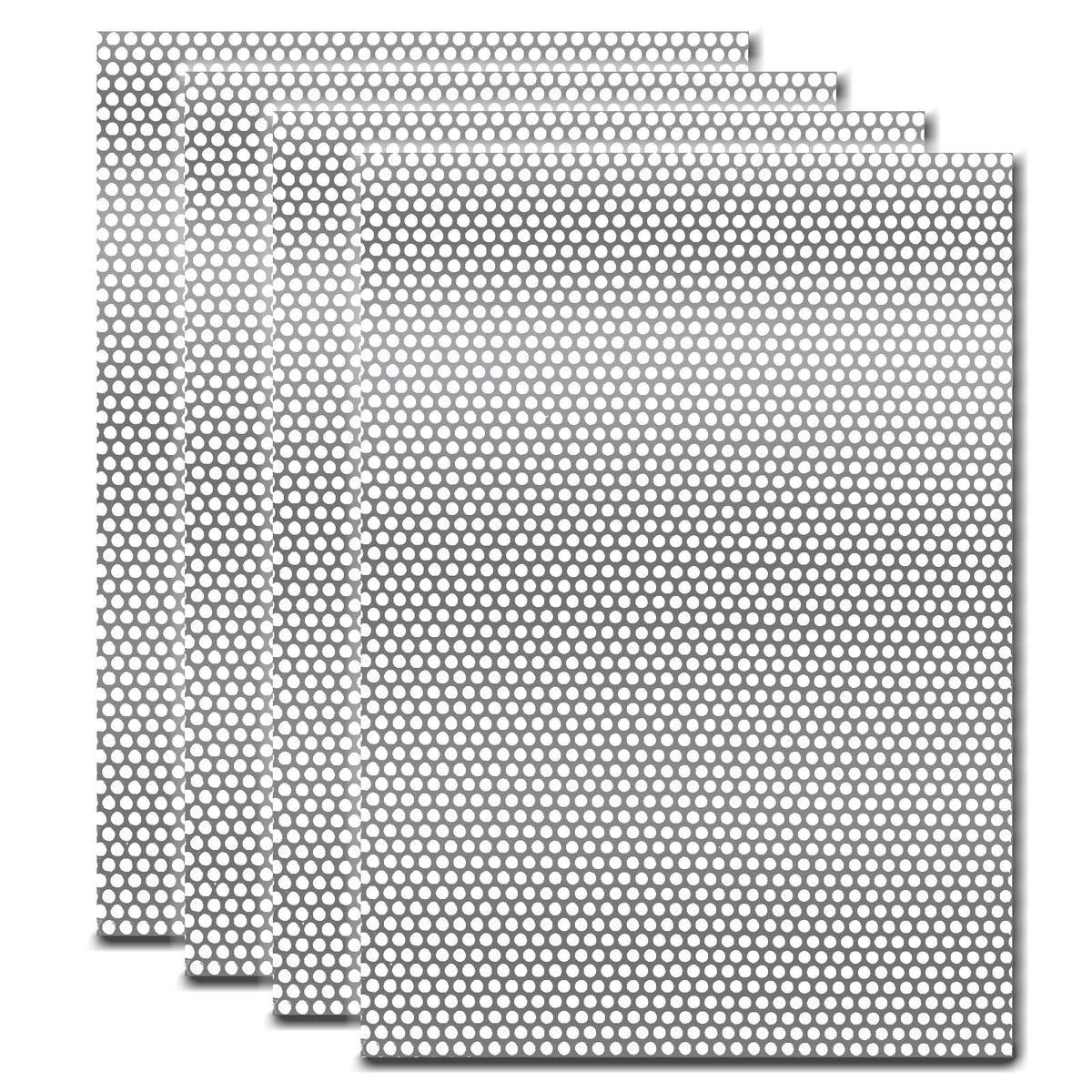 4 Packs Wire Mesh Panels, Mouse Rodent Insect Mesh for Vents, Aluminum-Magnesium Alloy Mesh Sheet for Home, Kitchen, Garden, 210 x 300 mm