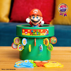 Tomy Pop Up Super Mario Family & Preschool Kids Board Game, 2 - 4 Players, Suitable For Boys & Girls Aged 4and