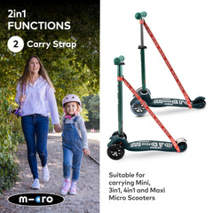 Micro Scooters   Eco Pull and Carry Strap   Scooter Accessories   Handlebar Reins   Pull Along   Boys & Girls   83cm   Red