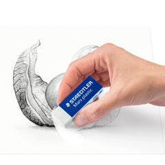 STAEDTLER ‎526 50 BKD Mars Eraser, Premium-Quality, Latex & Phthalate-Free (Pack of 1), White