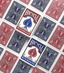 Bicycle® Standard index Playing Cards, 2 Decks, Red & Blue, Air Cushion Finish, Professional, Superb Handling & Durability for 14 years