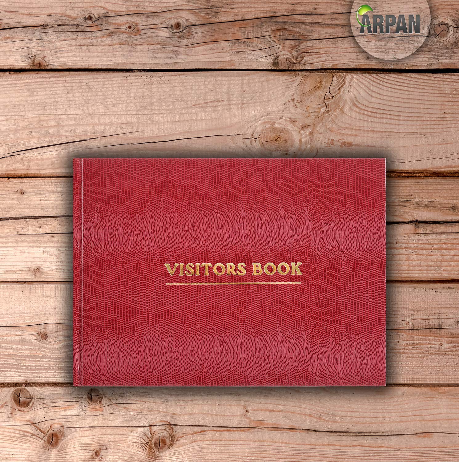 Arpan Deluxe Visitor Book for Business/Hotels/Guest Houses/Reception (Burgundy)