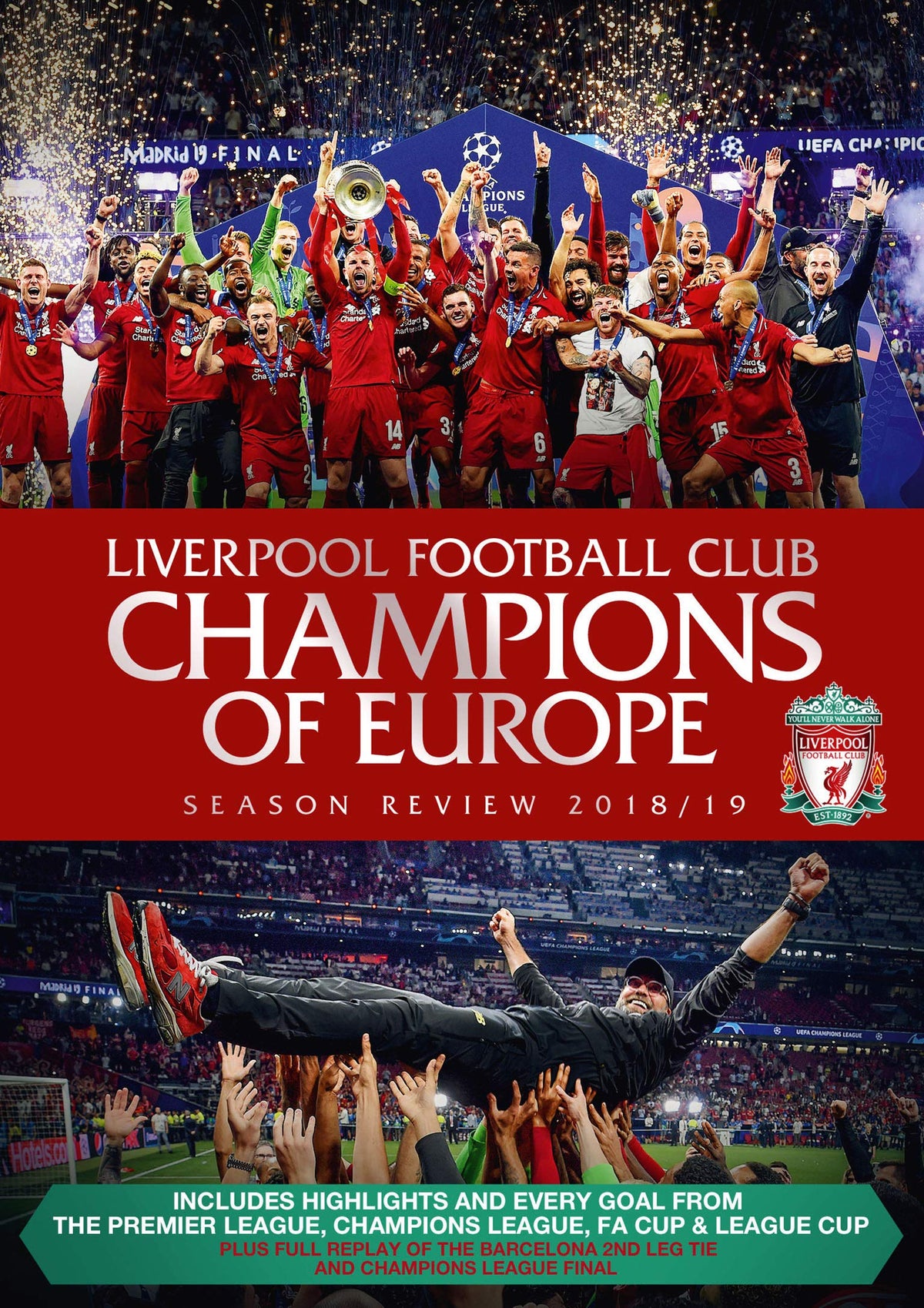 Liverpool Football Club Champions of Europe Season Review 2018/19 [DVD]