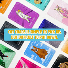 Ginger Fox Cat Chaos Card Swapping Family Fun Game. Get The Family Together on Games Night To Play This Fast-Paced Quick-Play Action Party Game For Players Aged 8and Years. Are You Feline Lucky?