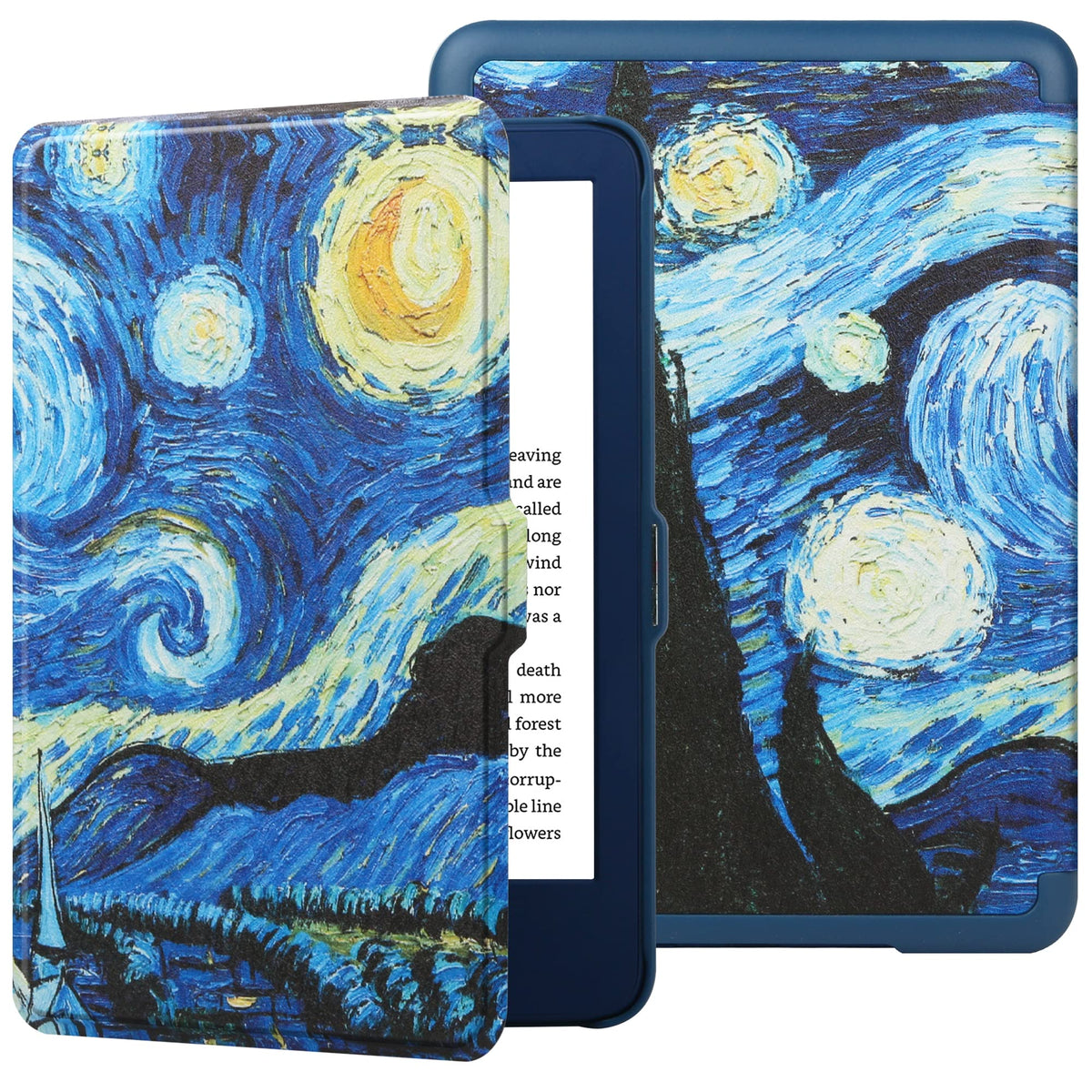 HGWALP Case for 6 inches All-New Kindle 11th Generation 2022 Release Only, Folio Ultra Slim PU Leather Cover with Auto Sleep and Wake, Protective Case for Kindle 2022-Starry Sky