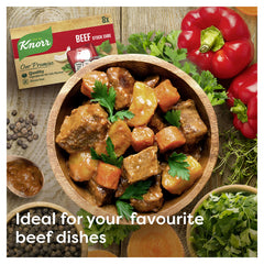 Knorr Beef Stock Cubes gluten-free to add a rich beef flavour to your dishes 8x 10 g