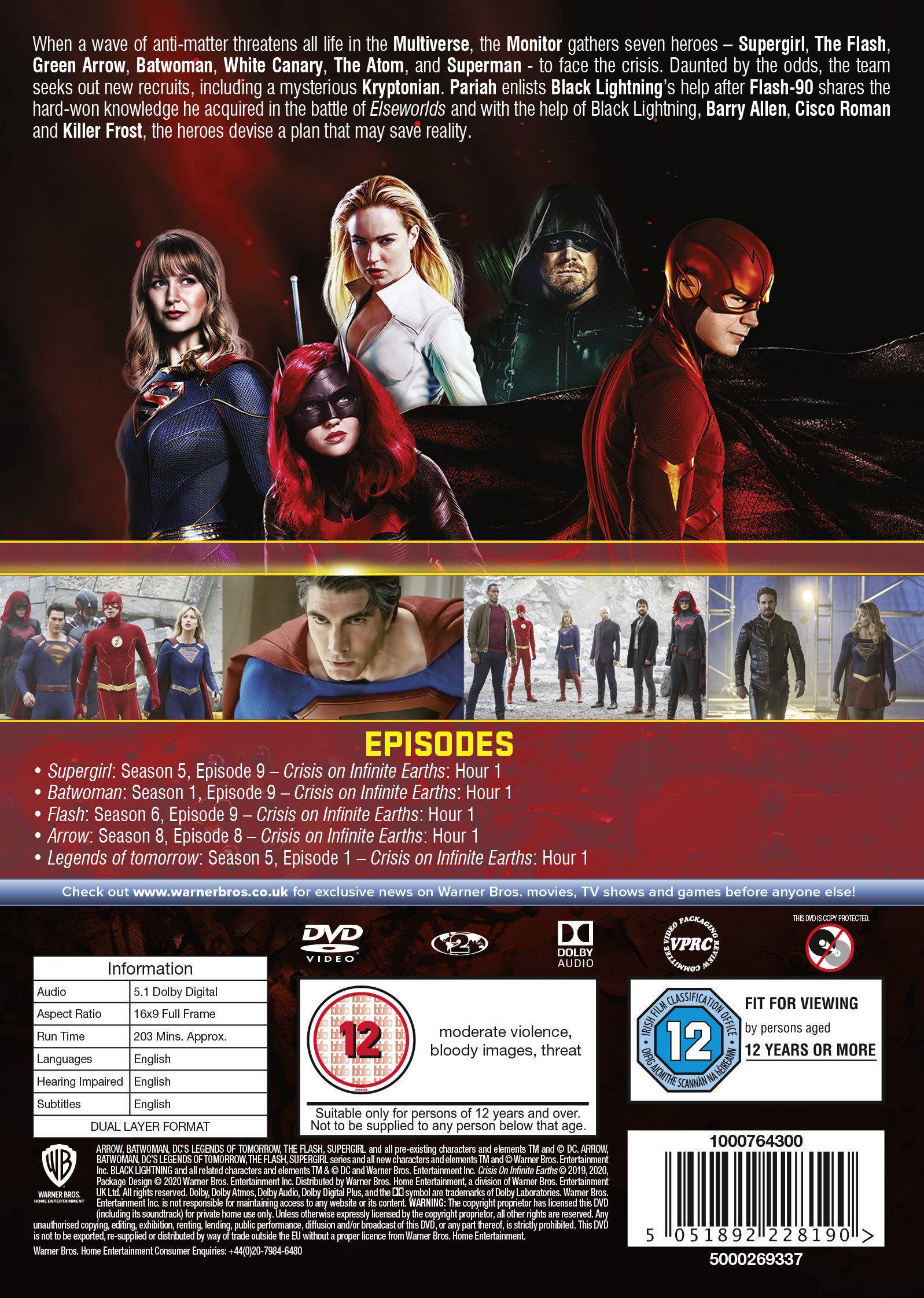 Crisis on Infinite Earths: DC TV Crossover Event [DVD] [2019] [2020]