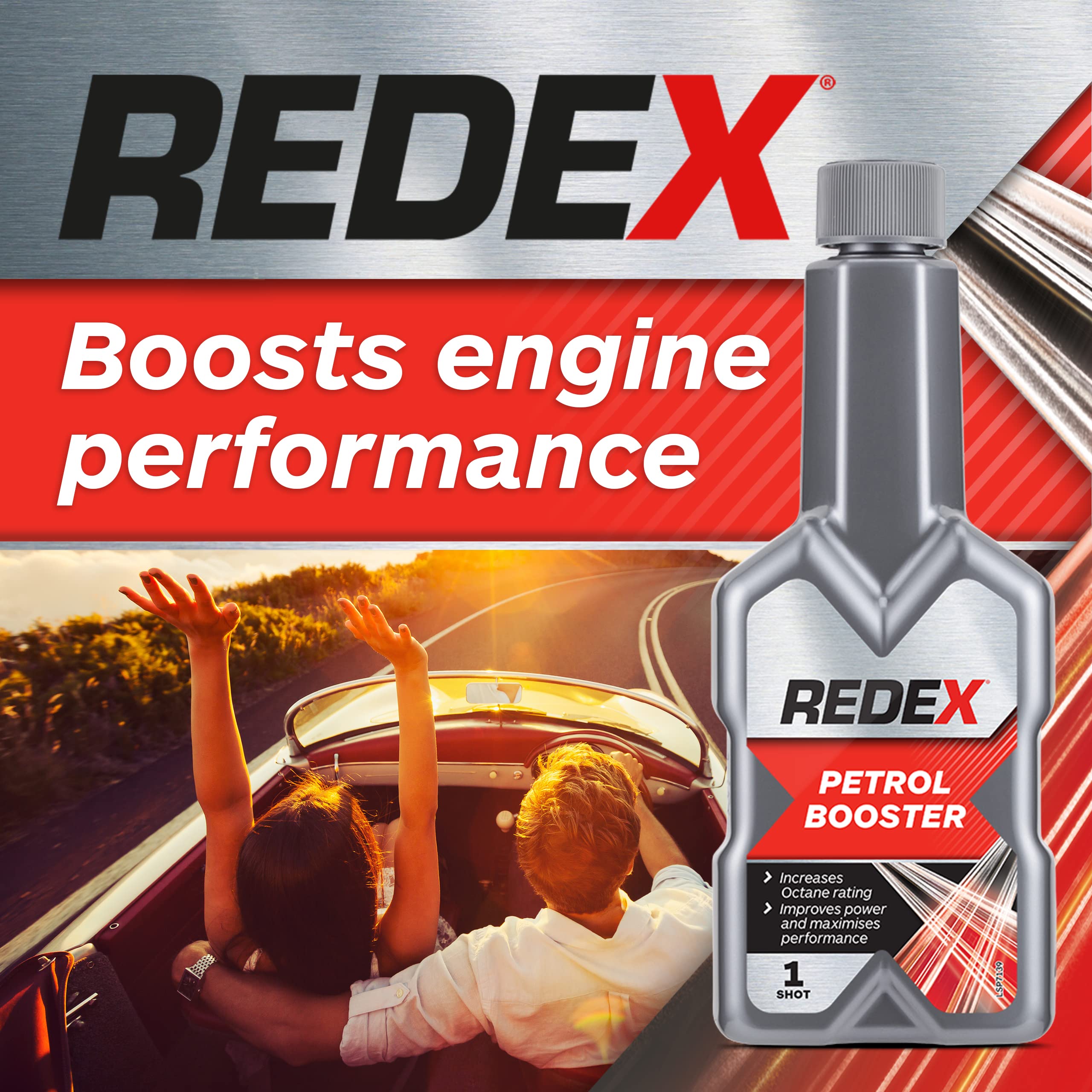 Redex Octane Booster, Fuel Additives For Petrol Engines, Maximise Performance & Increase Fuel Economy Petrol Additive For Cars, Boost Engine Performance & Improve Power, 250ml