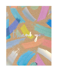 UK Greetings Multipack of 10 Thank You Cards for Him/Her/Friend - For Teacher/Gift Appreciation & Other Events - Bright Designs