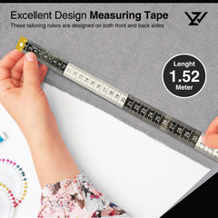 WZ Tape Measure body - Tape Measure made of Fiber Glass - Measuring Tape For Body Measurements - Body Tape Measure - Body Measuring Tape 60 Inch and 150 cm (1)