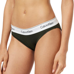 Calvin Klein Women's Bikini 0000F3787E Panties, Green (Field Olive), XL