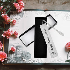 Shoppawhile Retirement Gifts for Women Leaving Gifts for Colleagues Thank You Teacher Gifts Bookmark (Stainless Steel-Next Chapter)