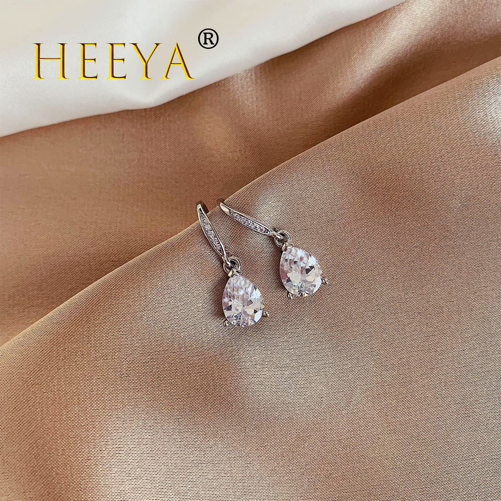 Silver Drop Earrings for Women Sterling Silver Earrings For Women Dangling Dangly Earrings Hypoallergenic Earrings Diamond Earrings for Women Wedding Earrings for Bride Earrings Earings