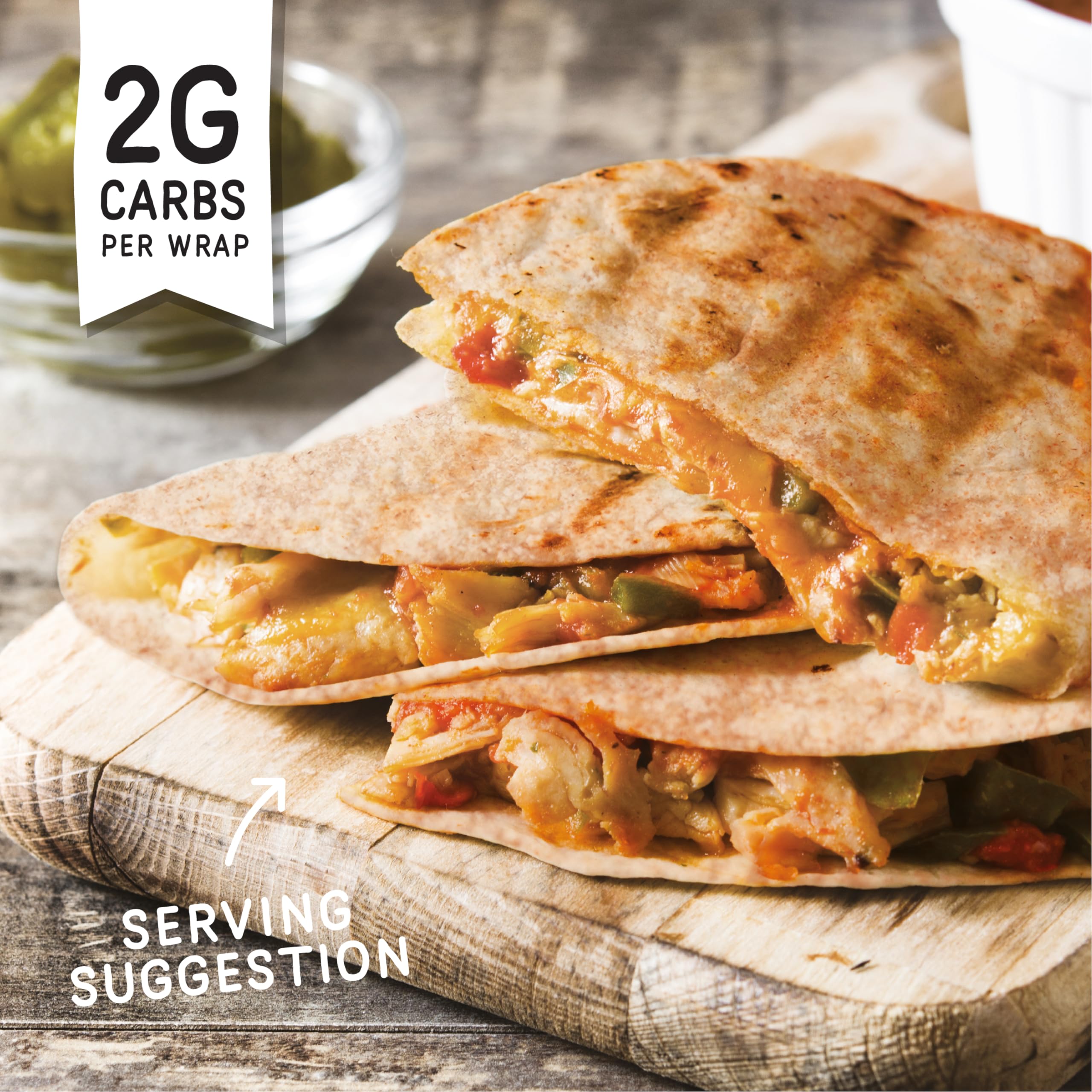 Fitbakes 2g Carbs Wholegrain Keto Tortilla Wraps, 6x40g Full Size Keto Wraps, 10g Protein Wraps, Keto Bread, Low Carb Wrap for Low Carb Snacks, Keto Snack, Protein Bread, Keto Food UK, Low Carb Bread