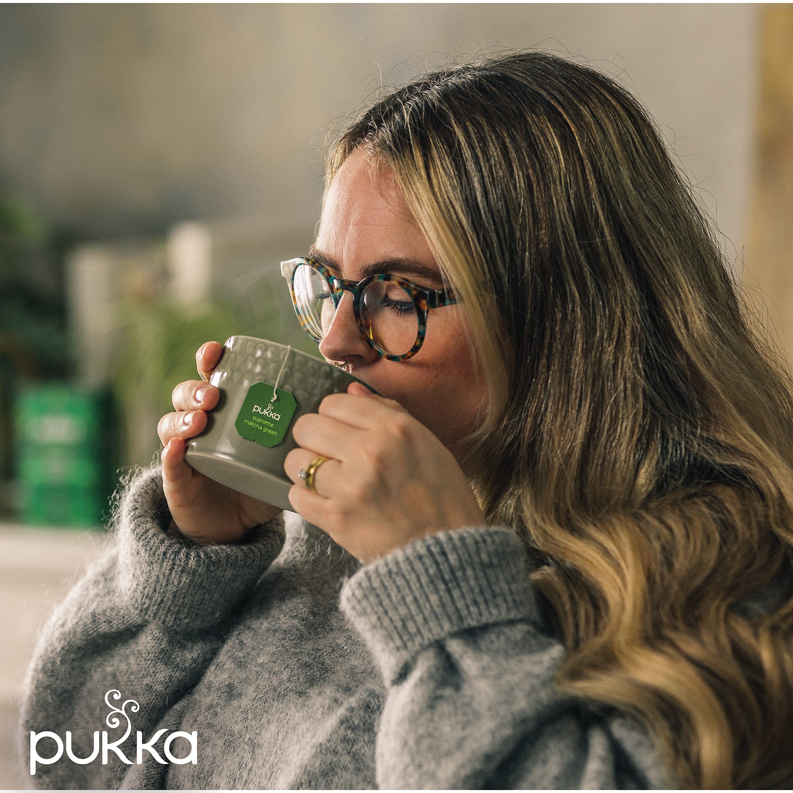 Pukka Herbs   Supreme Matcha Green Organic Herbal Tea   Green Tea and Matcha Powder   Perfect For Everyday Vitality   4 packs   80 Sachets