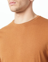 Urban Classics Men's Shaped Long Tee T-Shirt, Toffee, XS, 1