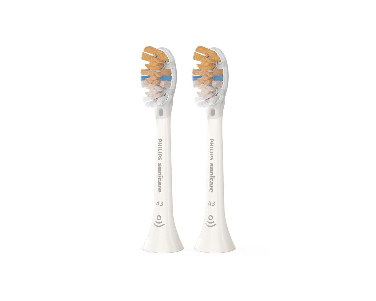 Philips Sonicare Original A3 Premium All-in-One Standard Sonictoothbrush Heads - 2 Pack in White (Model HX9092/10)