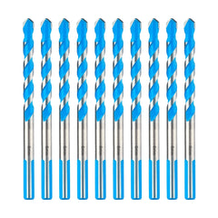 toolant 8mm Concrete Drill Bit Set & Masonry Drill Bit Set, Shockproof Hammer Drill Bit Set for Concrete/Glass/Brick/Plastic/Cement/Tile, Industrial Strength Carbide Drill Bit Tip, 8mm Box of 10