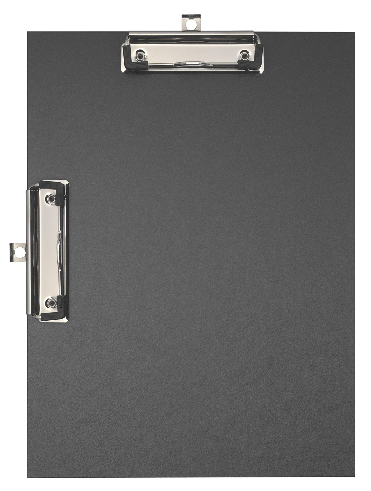 Exacompta - Ref. 18271E - 1 Coated paper double clip clipboard - Size 23x32cm for A4 - Black