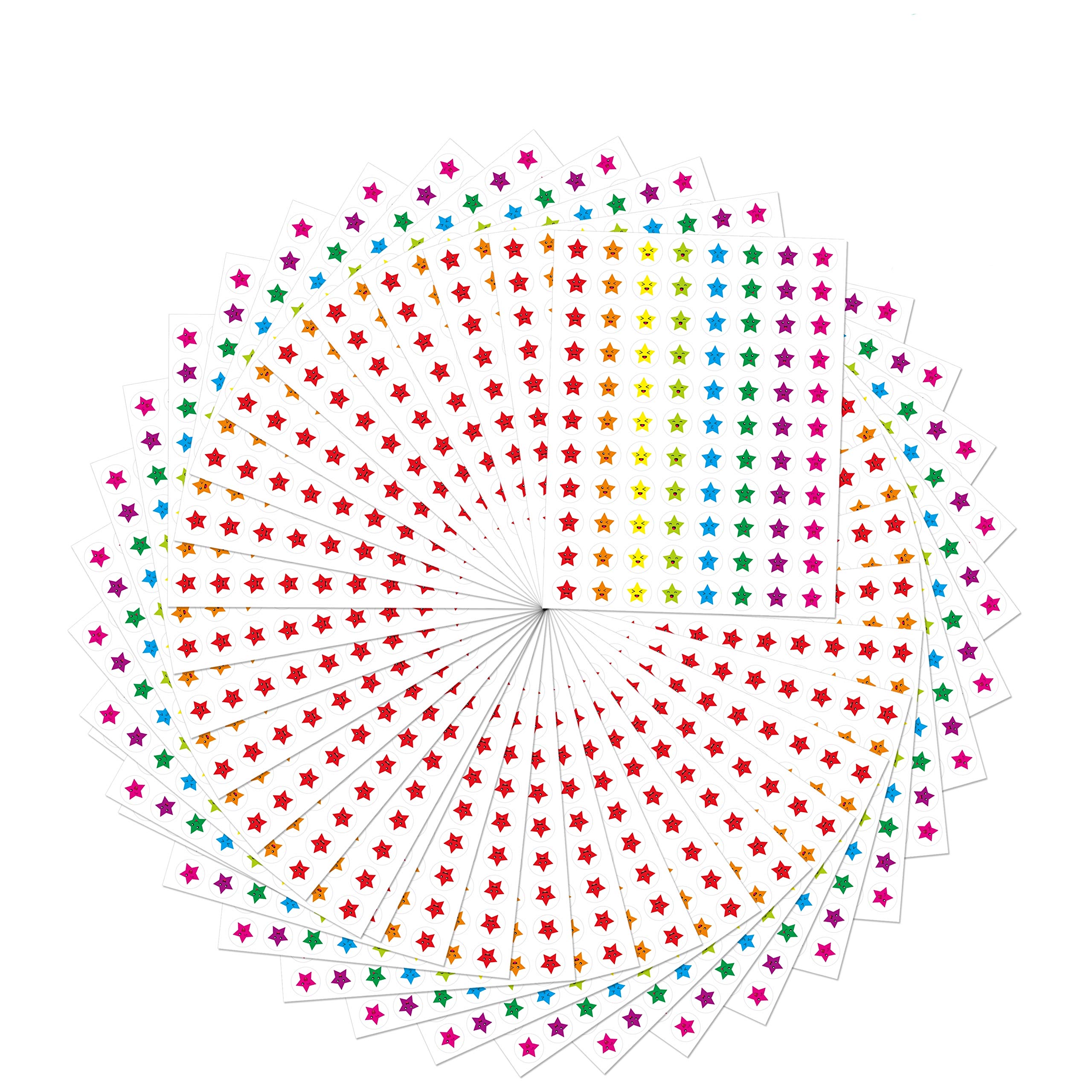 66 Pack Classroom Incentive Chart in 2 Designs with 2024 Star Stickers