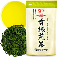 YAMASAN KYOTO UJI Green tea Sencha Japanese 100% Natural Loose Leaf, All Blend in Kyoto, japanese tea 80g