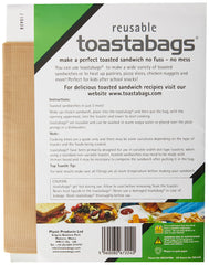 Toastabags Toast Bags 50 use (Pack of 10), Acrylic, Gold