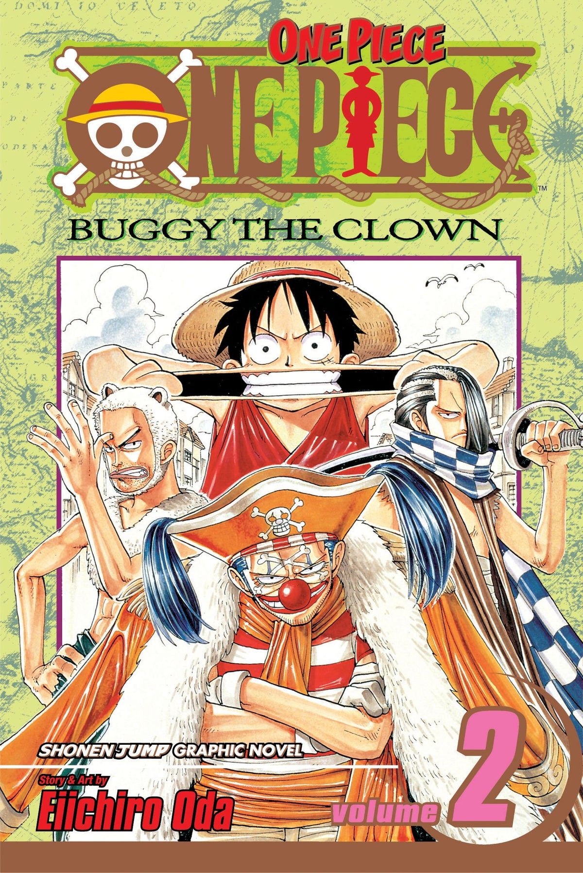 One Piece, Vol. 2 (Volume 2): Buggy the Clown