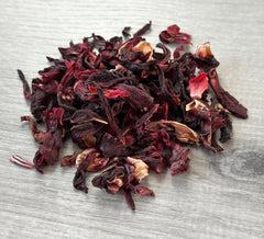 Premium Hibiscus Tea - Exquisite Floral Infusion   Vitamin-C Rich & Refreshing   Caffeine Free   Dried PURE Hibiscus Flower Herbal Tea 50g Loose Tea   Hot or Iced Tea.