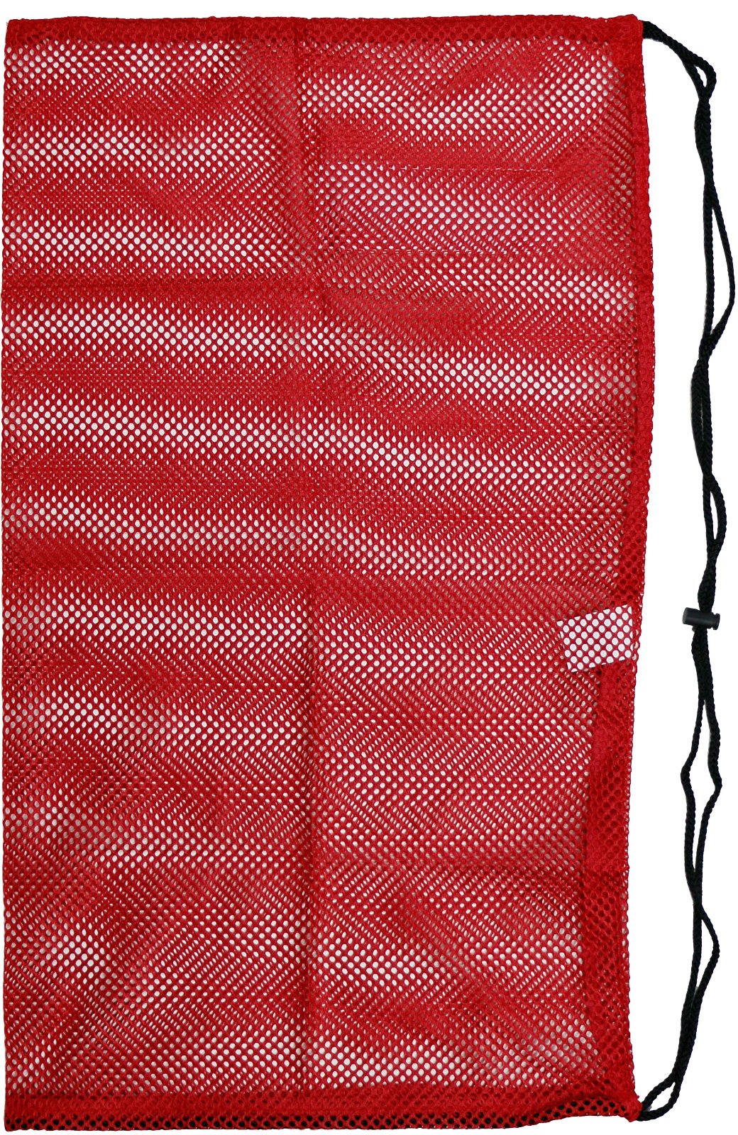 aqua zone Sports Gear Bag Mesh Drawstring Bag for Swimming Beach Diving Travel Gym Red