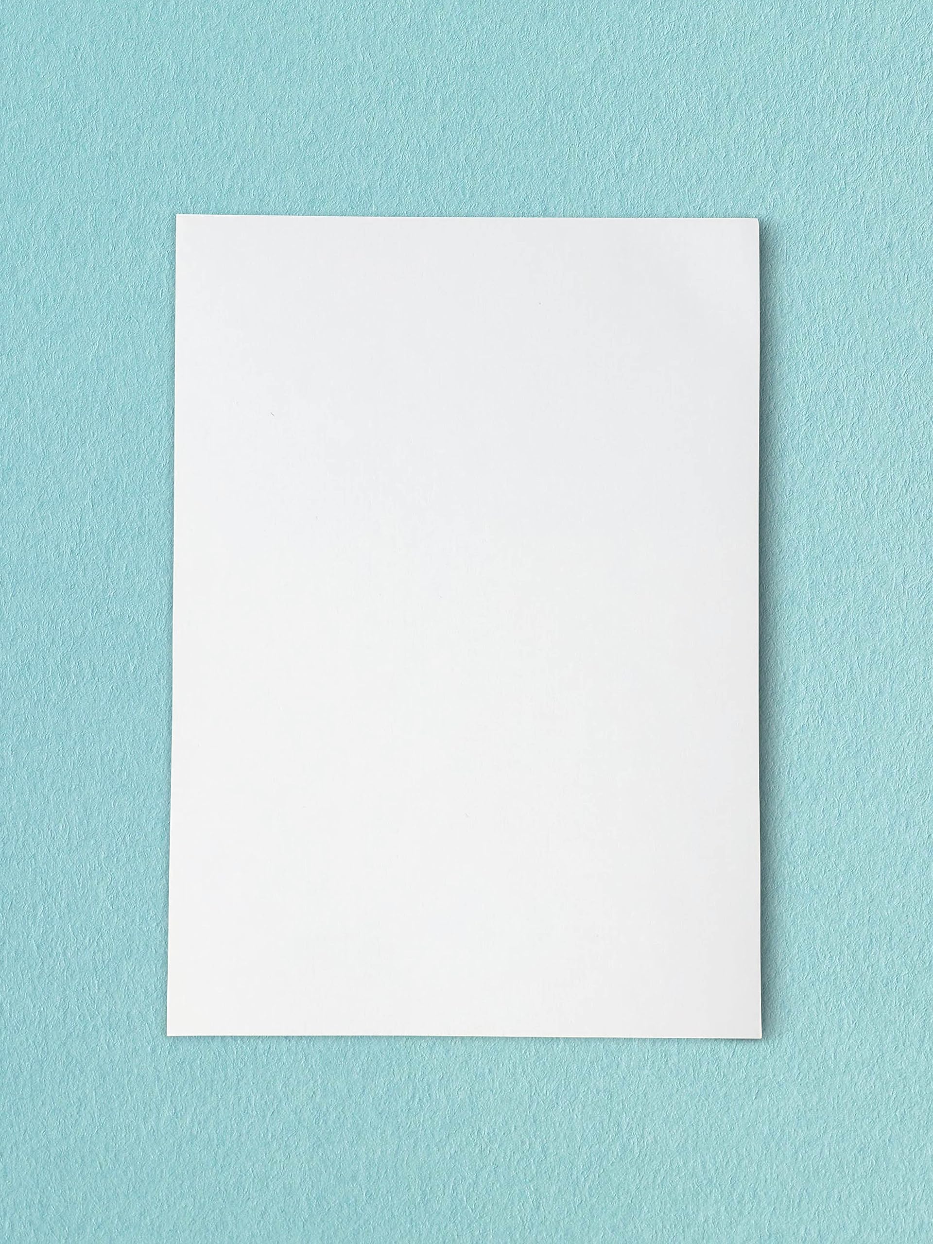 A6 Notepads - Three Pack - Quality 90gsm Plain Paper - Ideal Everyday Jotter Pads - 100 Pages/50 Sheets with Strong Backing Board, White