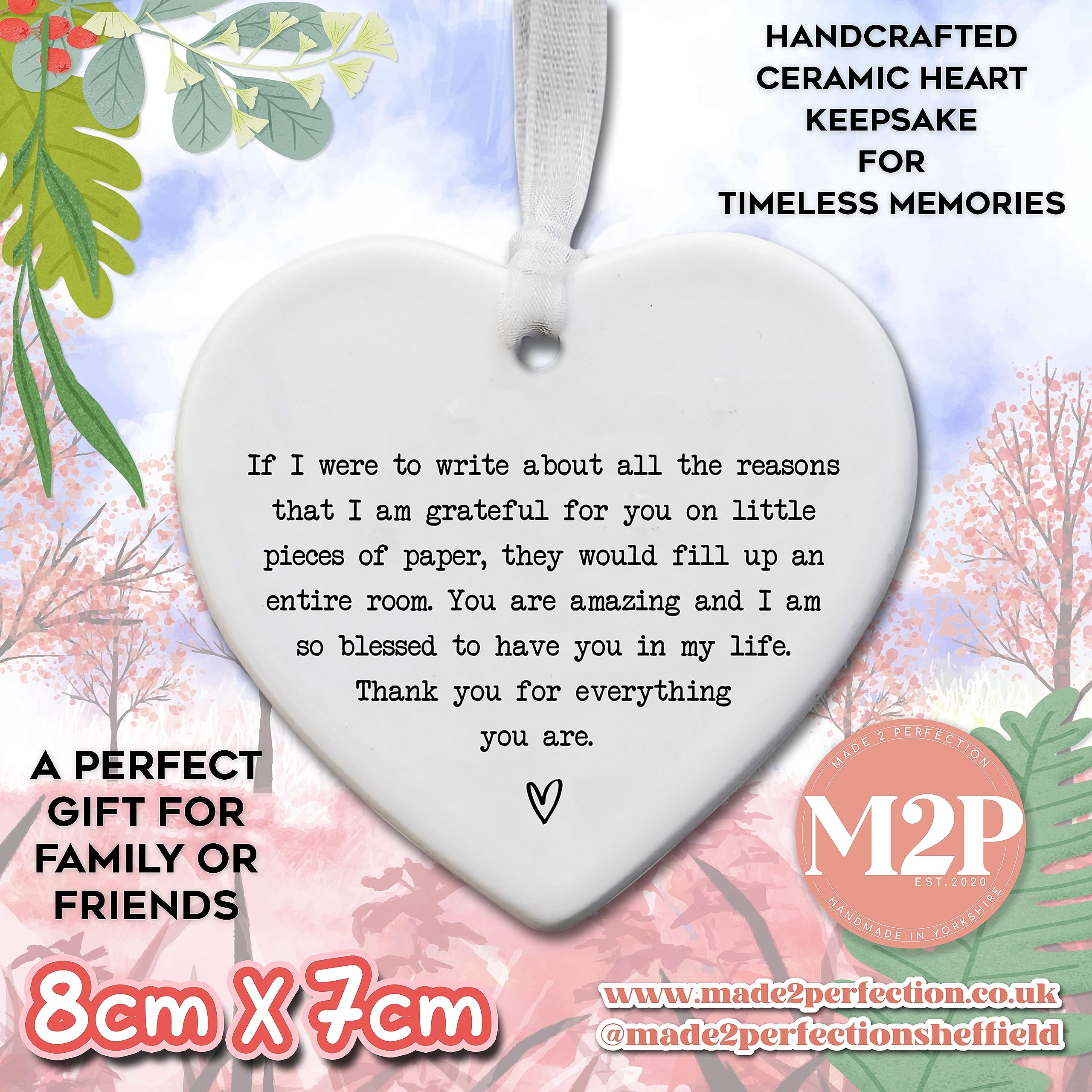 Appreciation Keepsake   Heartwarming Thank You Gift  Blessings and Gratefulness Plaque   Thoughtful Token of Thanks   Gift to Celebrate Special Moments   Meaningful Present for Loved Ones