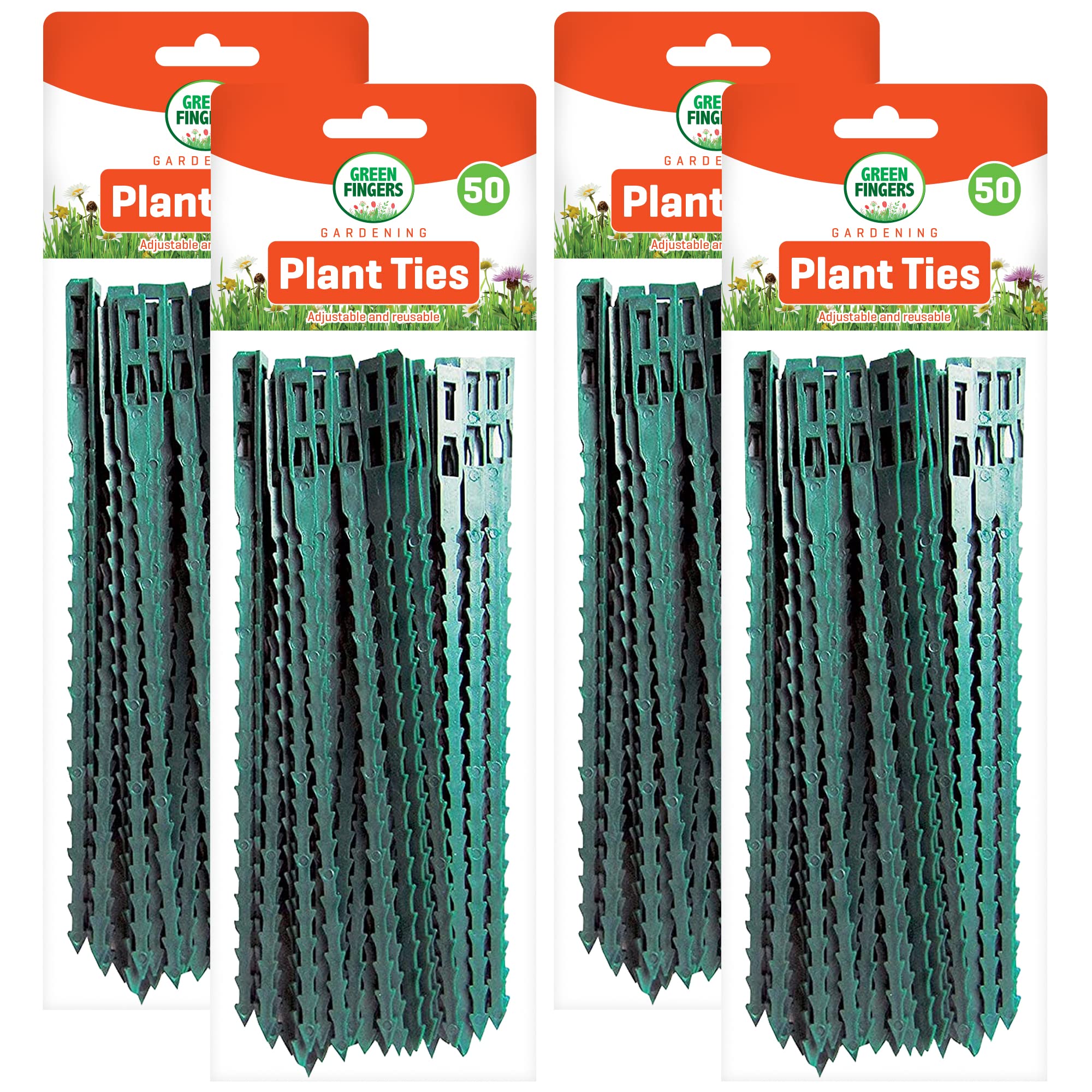 200pk Plant Ties for Climbing Plants   17.5cm   Green Twist Ties   Heavy Duty Garden Ties for Plants, Shrubs, Trees & House Plants   Green Cable Ties   Plant Tie   Garden Twist Tie   Garden Cable Ties