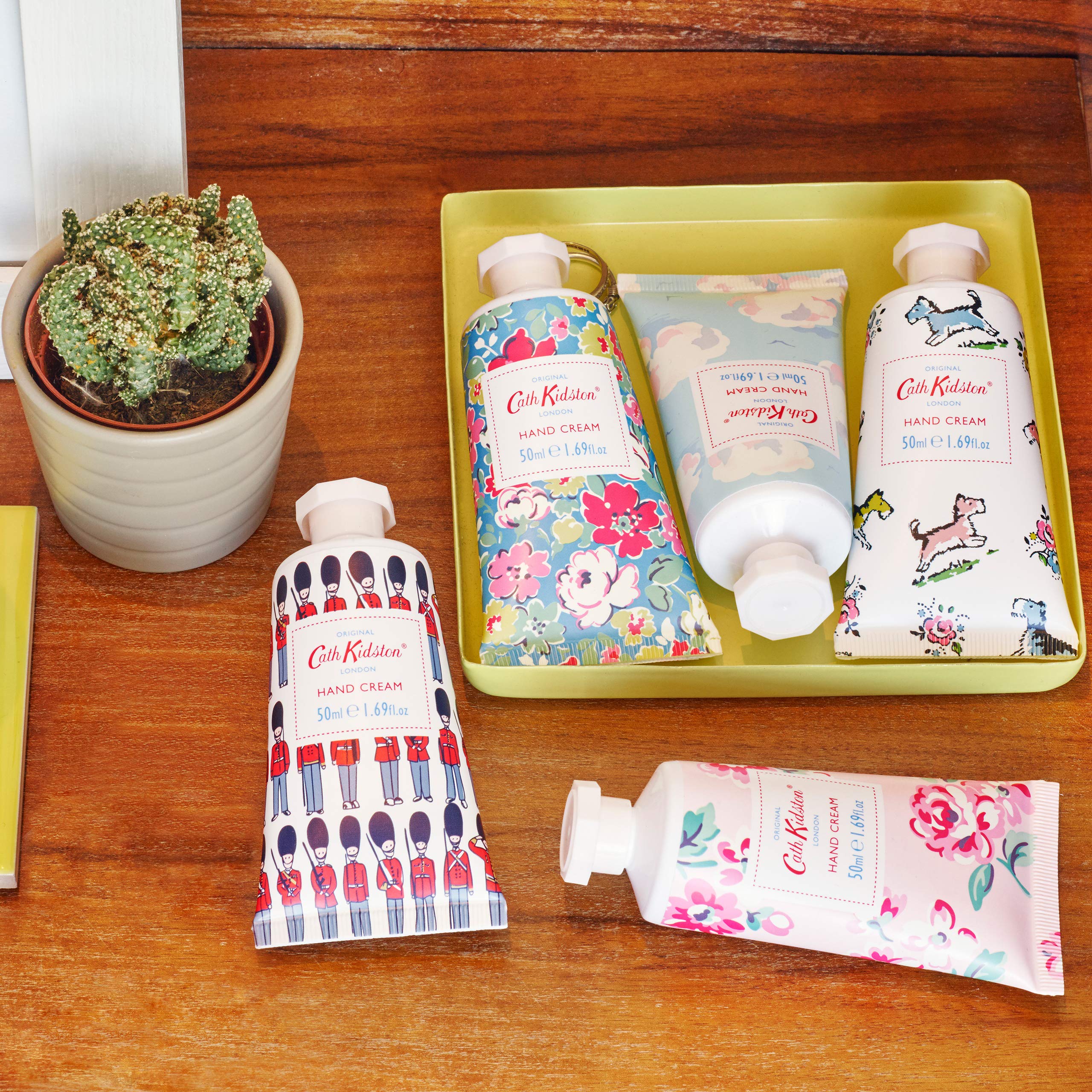 Cath Kidston Squiggle Dogs Everyday Moisturising Hand Cream   Enriched With Shea Butter   Made In The UK & Vegan Friendly   Travel Friendly Size   50ml