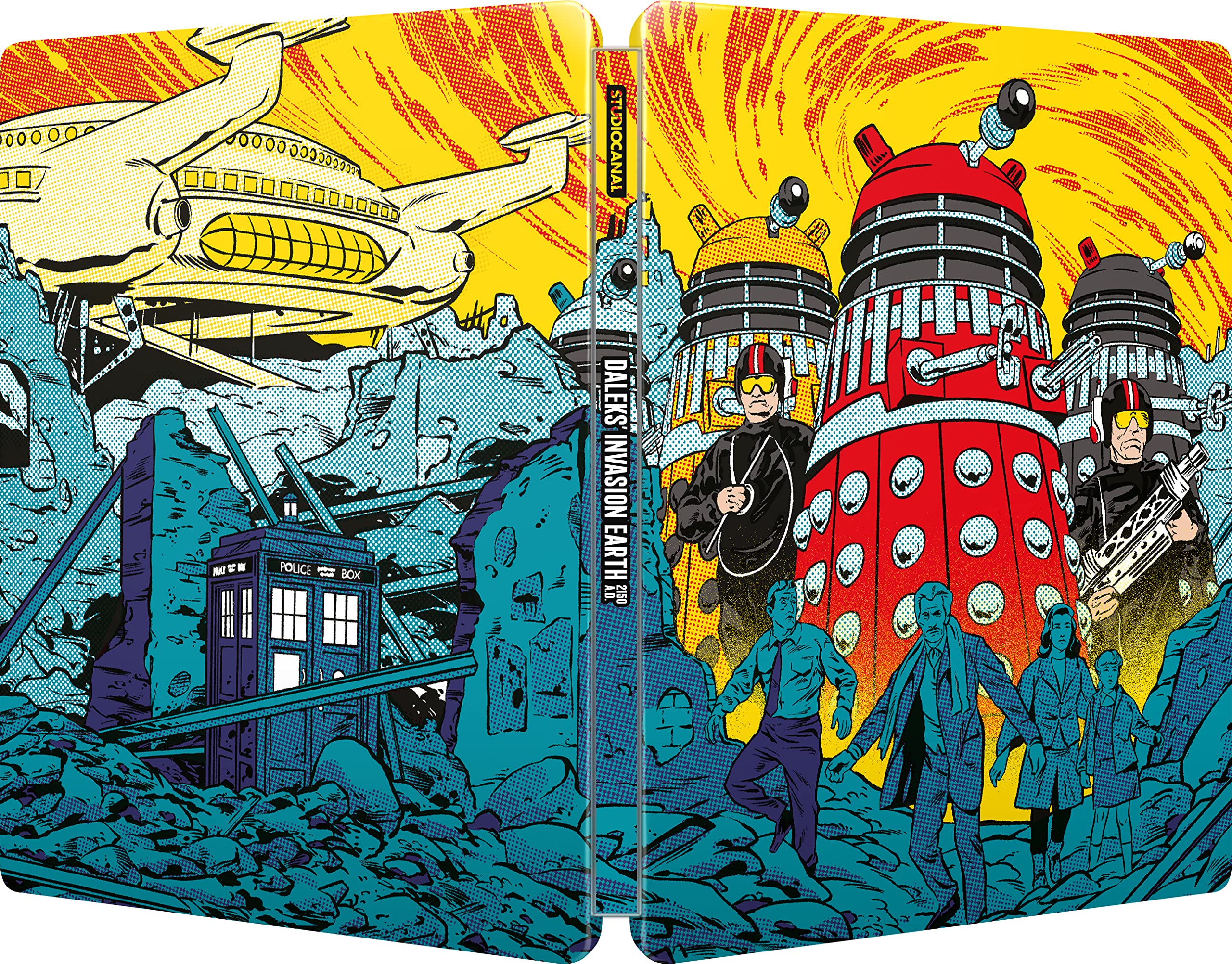 Daleks' Invasion Earth 2150 A.D. Steelbook [Blu-ray] [Region A & B & C]