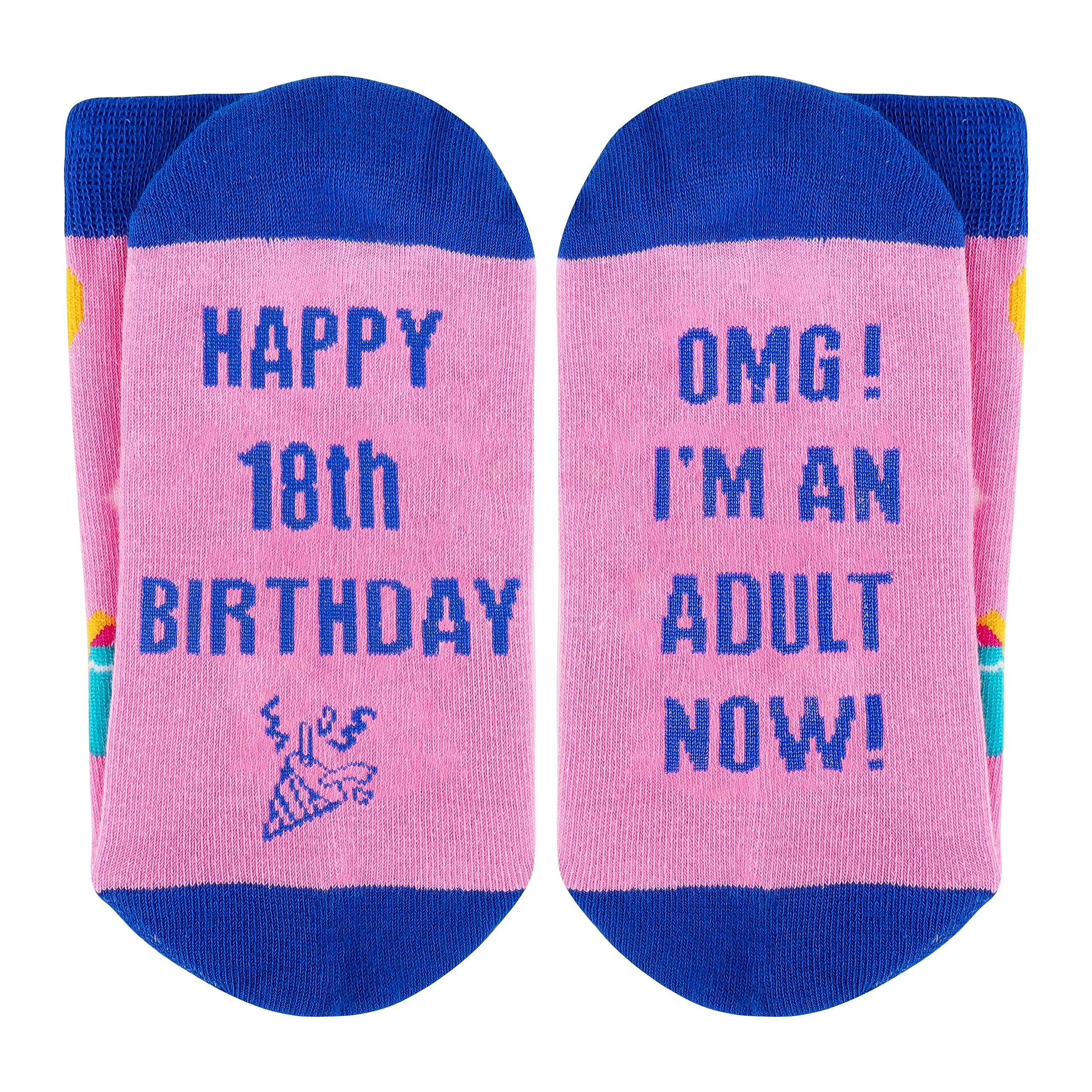 Belloxis 18th Birthday Gifts for Girls Socks Women 18 Birthday Gifts for Girls 18th Birthday Presents for Girls 18th Birthday Ideas Unusual 18th Birthday Gifts