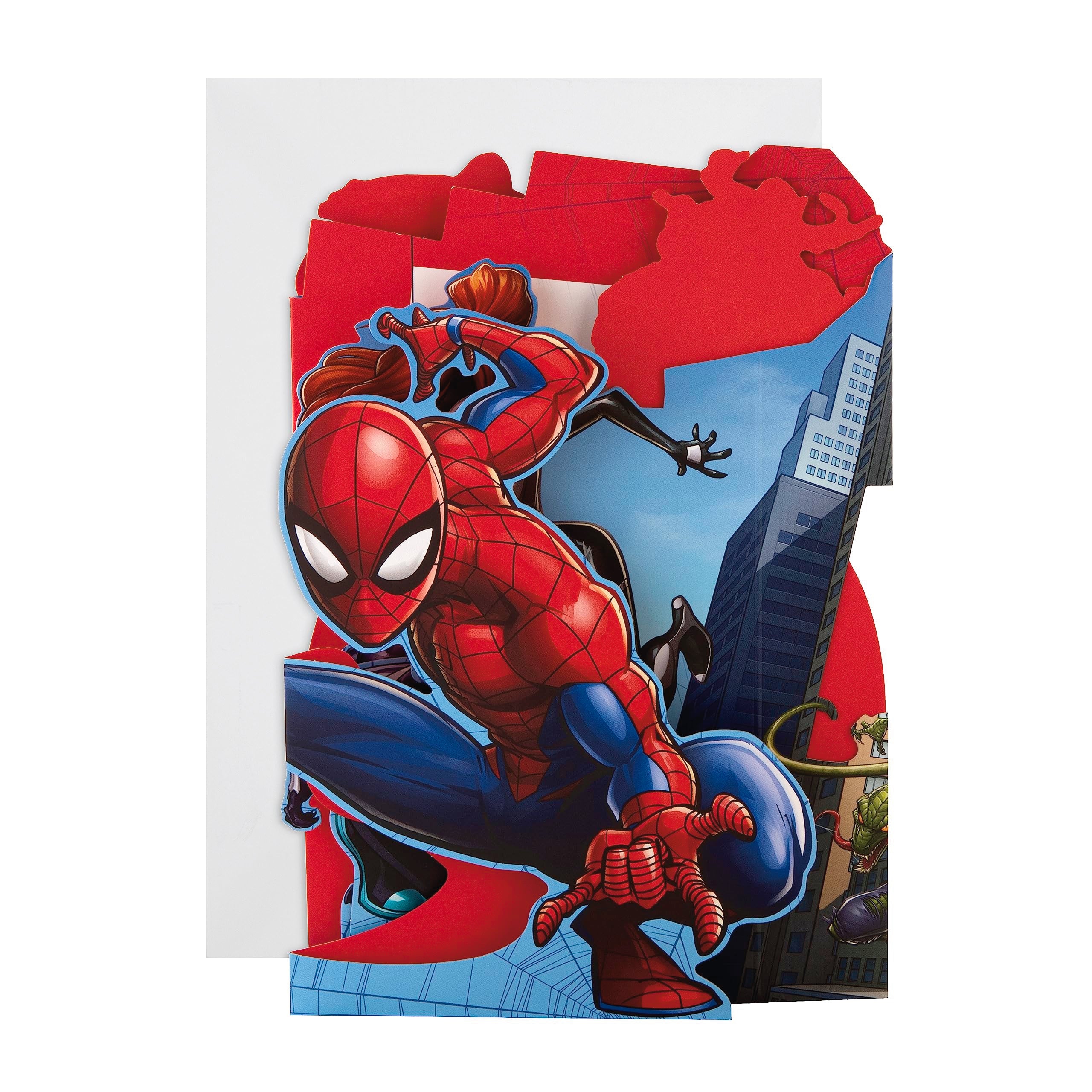 Hallmark Kids Birthday Card - 3D MARVEL Spider-Man Design