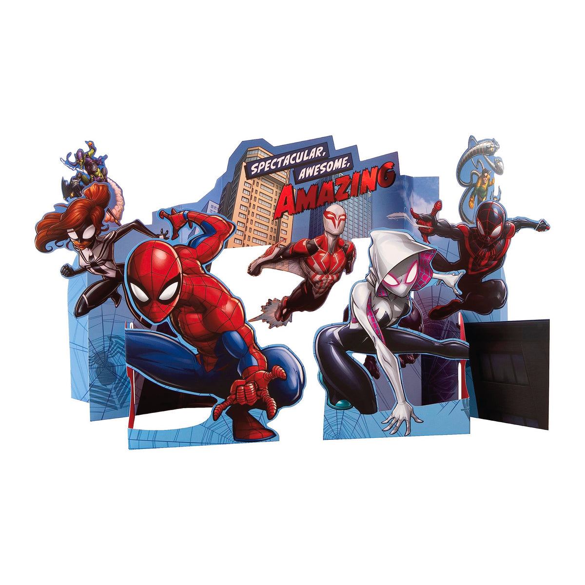 Hallmark Kids Birthday Card - 3D MARVEL Spider-Man Design