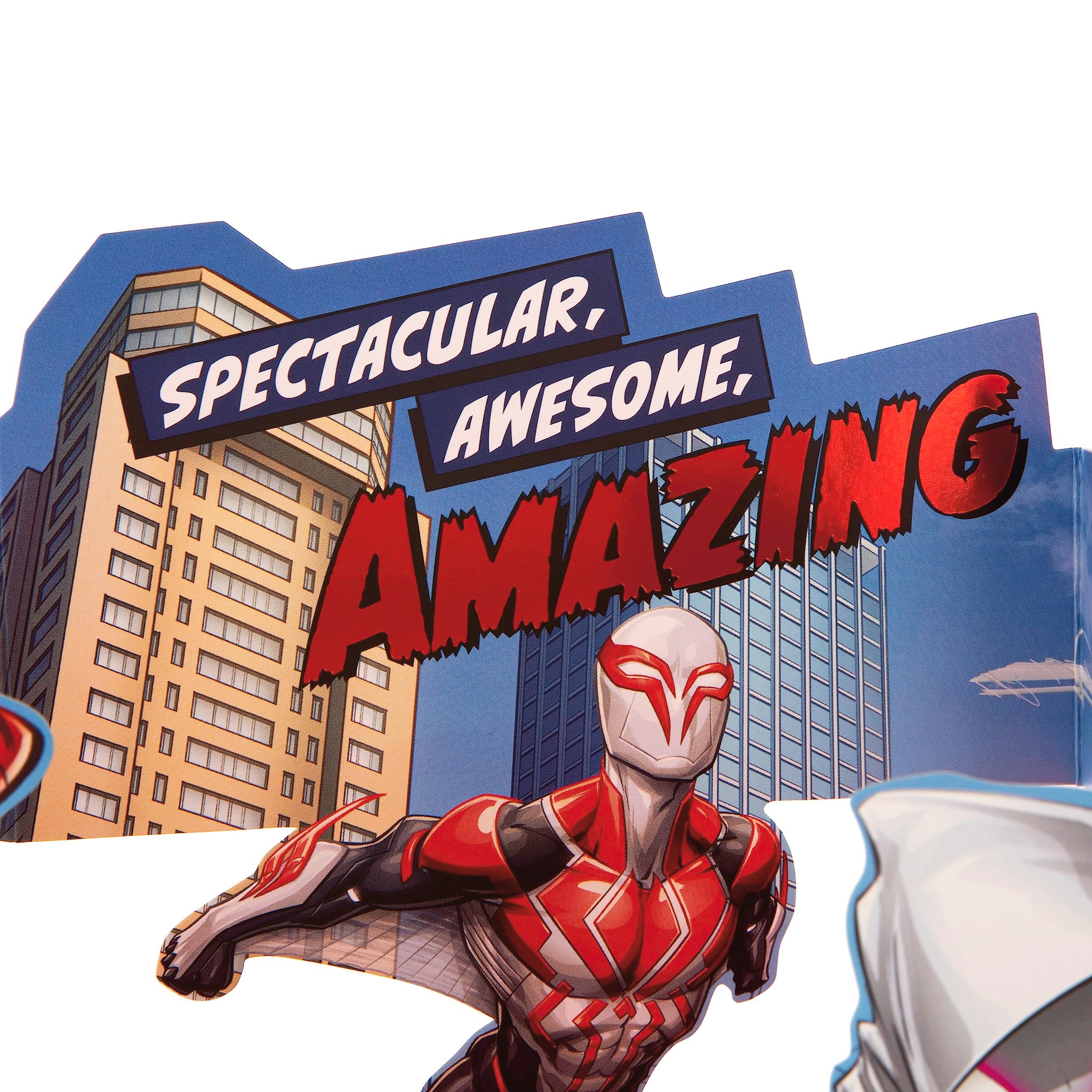 Hallmark Kids Birthday Card - 3D MARVEL Spider-Man Design